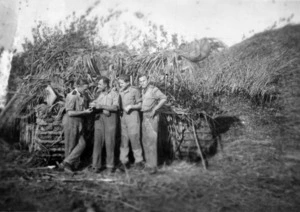 German crew with their Tiger tank, Rimini-Forli area, Italy