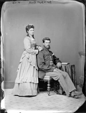 Mr and Mrs Bell - Photograph taken by Thompson & Daley of Wanganui