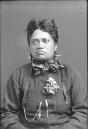 Maori woman from Hawkes Bay district