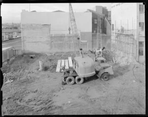 Public Service Investment Society (PSIS), building site, Wellington