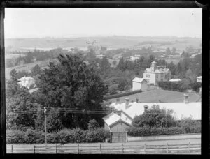 Remuera, Auckland, featuring large, opulent houses, and farmland