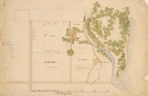 [Duppa, George] 1817-1888 :Accommodation section No. 1. Wai Mea Nelson [East?], Nelson, N.Z. [1850s].