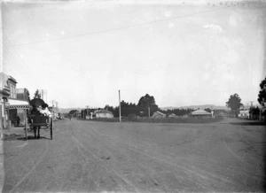View of the roads to Martinborough and Masterton, taken in Featherston