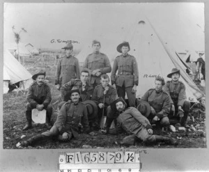 Eltham Historical Society :Photograph of group of South African War soldiers