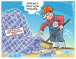 [NZ Fishing industry bycatch and Official Information Act]