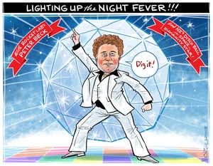 Lighting up the Night Fever! Peter Beck