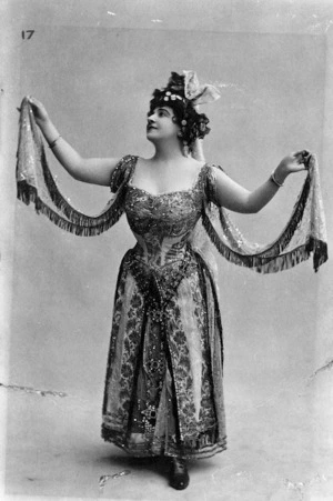 A portrait of the Opera singer, Blanche Arral