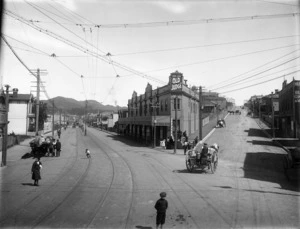 Intersection of Riddiford Street and Adelaide Road in Newtown, Wellington