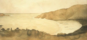 Fox, William 1812-1893 :Ocean Bay [Port Underwood. January 1848?]