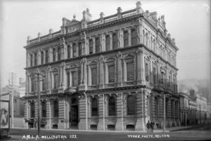 National Mutual Life Association of Australasia Limited's building on the corner of Customhouse Quay and Hunter Street, Wellington