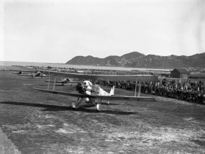 Vickers Vildebeeste biplane on display, Wellington Airport