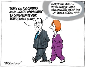"Thank you for coming Julia... great opportunity to consolidate our Trans Tasman bond!" 15 February 2011