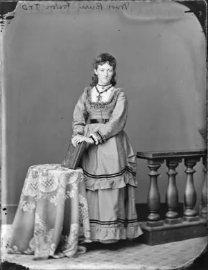 Miss Burr of Foxton - Photograph taken by Thompson & Daley
