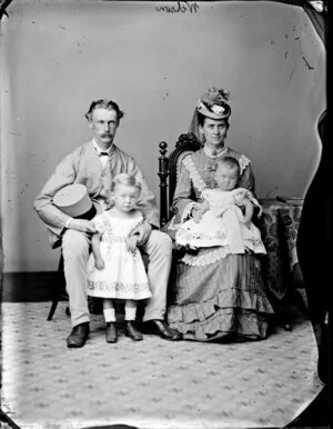 Mr & Mrs Wilson with two children