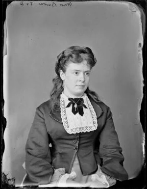 Miss Burns - Photograph taken by Thompson & Daley