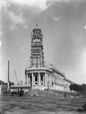 Auckland Town Hall under construction