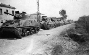Tanks of the New Zealand 18th Armoured Regiment, Italy