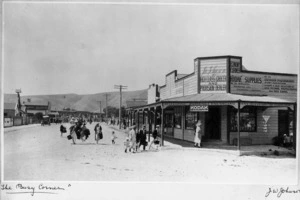 The store of J W Johnson, grocer and provision dealer, Plimmerton