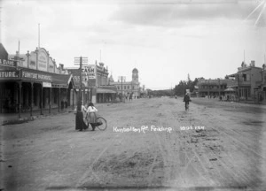 Kimbolton Road, Feilding, looking south towards The Square