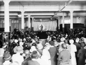 A fashion show at Kirkcaldie and Stains department store, Wellington