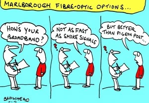 Marlborough fibre-optic options... "How's your broadband?" 17 February 2011