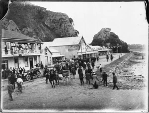 The arrival of Sir William Herries into Whakatane