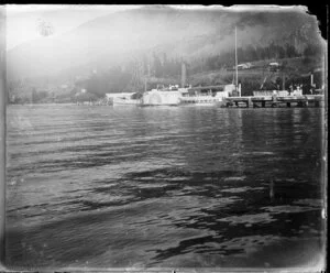 Boat by a wharf