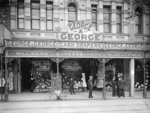 George & George drapery shop in Wellington