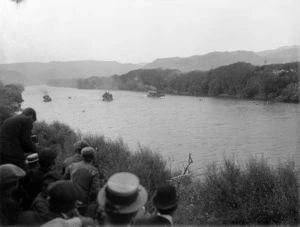Scull racing on the Whanganui River