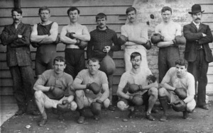 Members of the boxing club run by Robert Semple