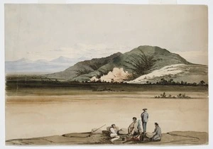 Fox, William 1812-1893 :On the grass plain below Lake Arthur. 8th & 9th Feb. 1846