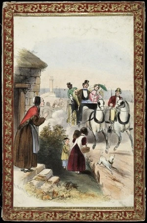 Noyce, Edward, 1816-1854: [The emigrants' return] / E. Noyce. [68 Basinghall Street [London?], Bauerricher & Co, Between 1852 and 1860]