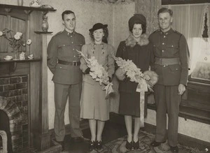 Military wedding - Photograph taken by William Hall Raine