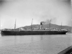 The ship Ionic in Wellington harbour