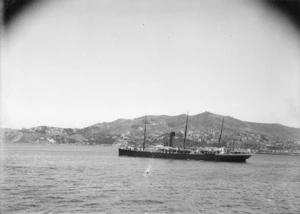 The ship Maitai in Wellington Harbour