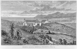 Crawford, James Coutts, 1817-1889 :Miramar, Hataitai Peninsula, Wellington. [London, 1880]
