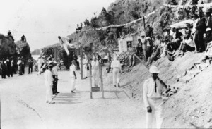 Group on Somes Island including German internees