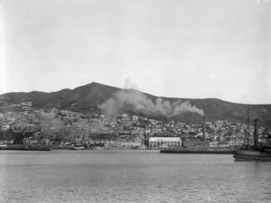 Mt Victoria, Wellington, viewed from across the harbour