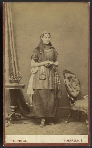 Price, Thomas E (Timaru) fl 1875-1878 :Portrait of Jessie le Cren