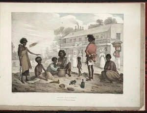 Earle, Augustus, 1793-1838 :Natives of N[ew] S[outh] Wales as seen in the streets of Sydney / A Earle. Printed by C Hullmandel. [1830]