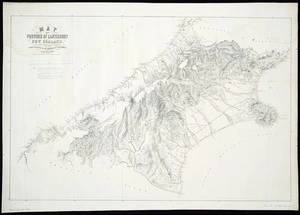 Map of Province of Canterbury, New Zealand / compiled, drawn and published under authority of the Provincial Government, September 1866.