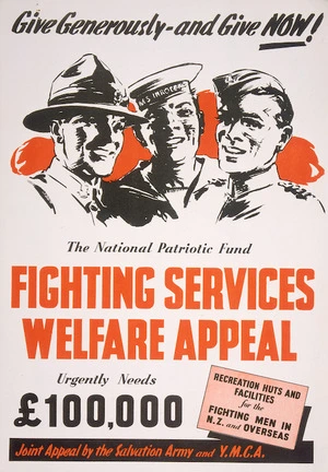 The National Patriotic Fund Fighting Services Welfare Appeal; give generously and give now! [1940].