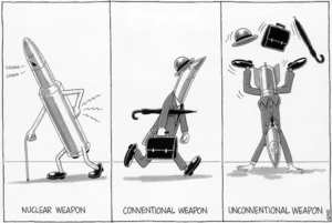 Clark, Laurence [Klarc], 1949- :Nuclear weapon. Conventional weapon. Unconventional weapon. 6 January 1993.