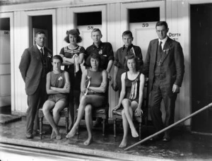 Group of swimmers, Christchurch