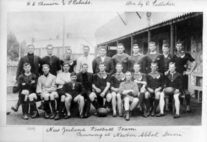 All Blacks rugby team, Newton Abbot, Devon