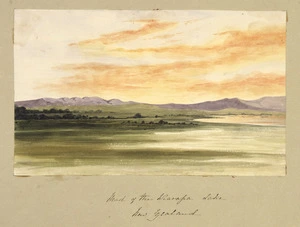 [Fox, William] 1812-1893 :Head of the Wiarapa Lake New Zealand. Sunrise Wednesday May 3rd 1843