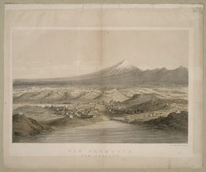 Gully, John 1819-1888 :New Plymouth, New Zealand. [London] Day & Son [1860]