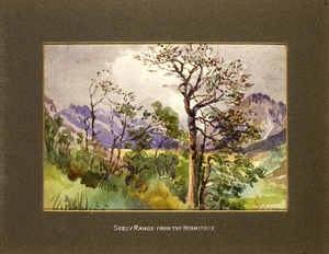 Holmes, Katherine McLean, 1849-1925 :Seely Range from the Hermitage. [1903?].