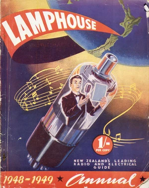Electric Lamp House Limited :The Lamphouse annual 1948-49. New Zealand's leading radio and electrical guide. [Cover]