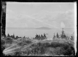 Landscape view of village on a body of water